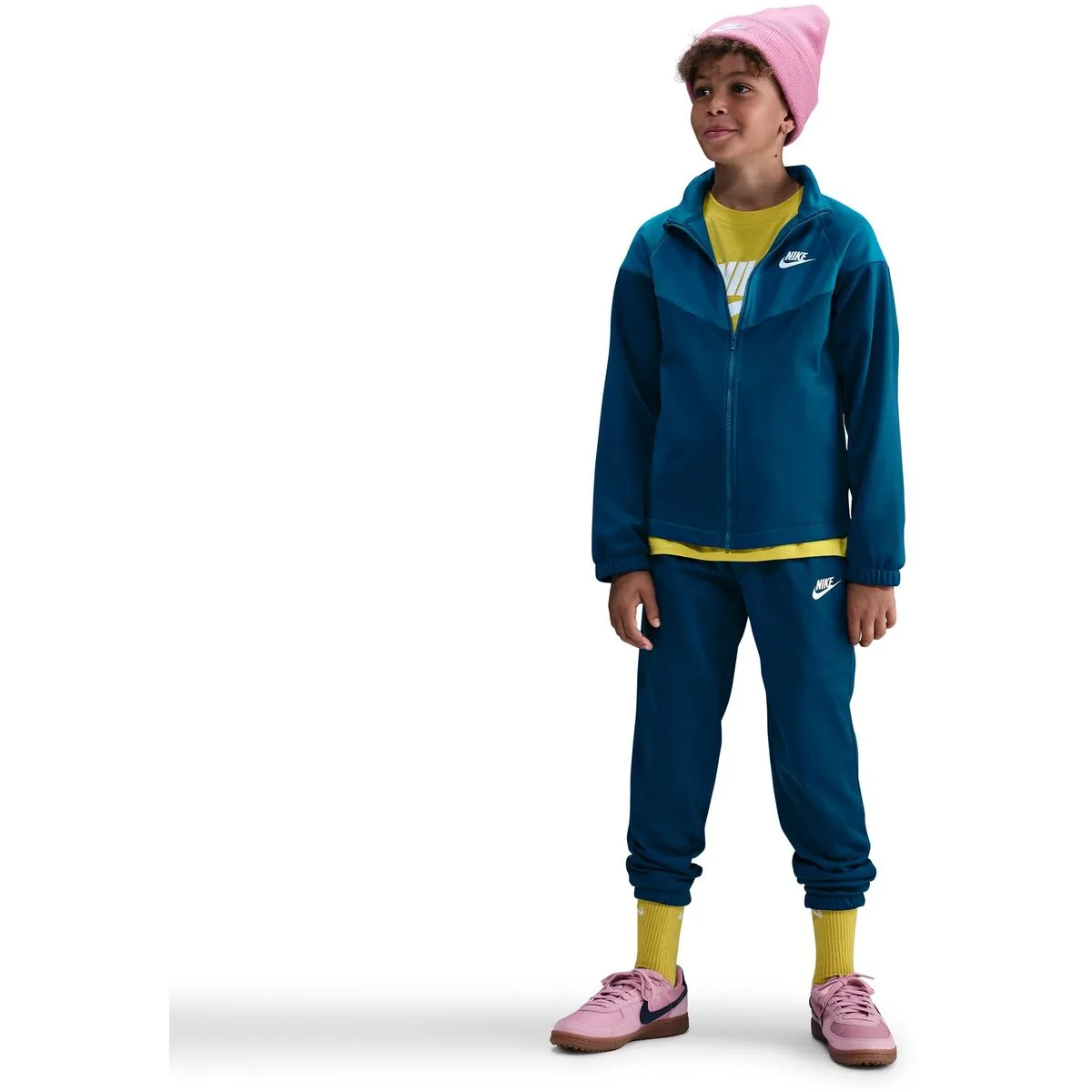 Nike Sportswear Dri-Fit Kinder Sportanzug, blau