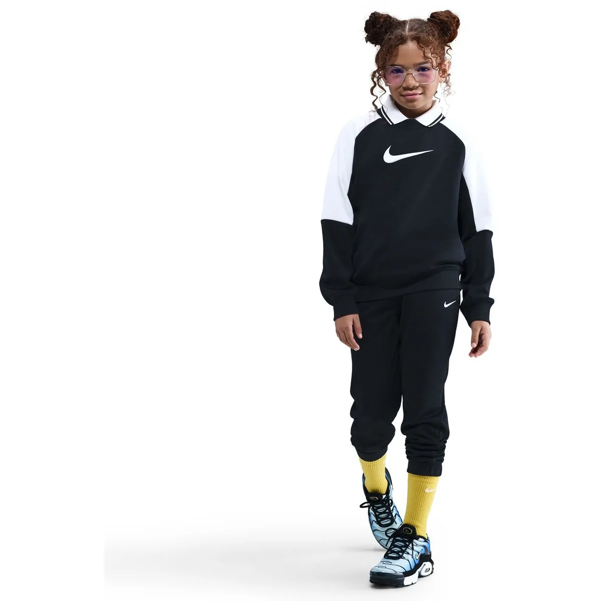 Nike Sportswear Dri-Fit Kinder Sportanzug, schwarz