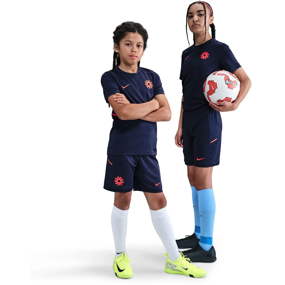 Erling Haaland Academy Dri-Fit Kinder Shorts, blau US: XL