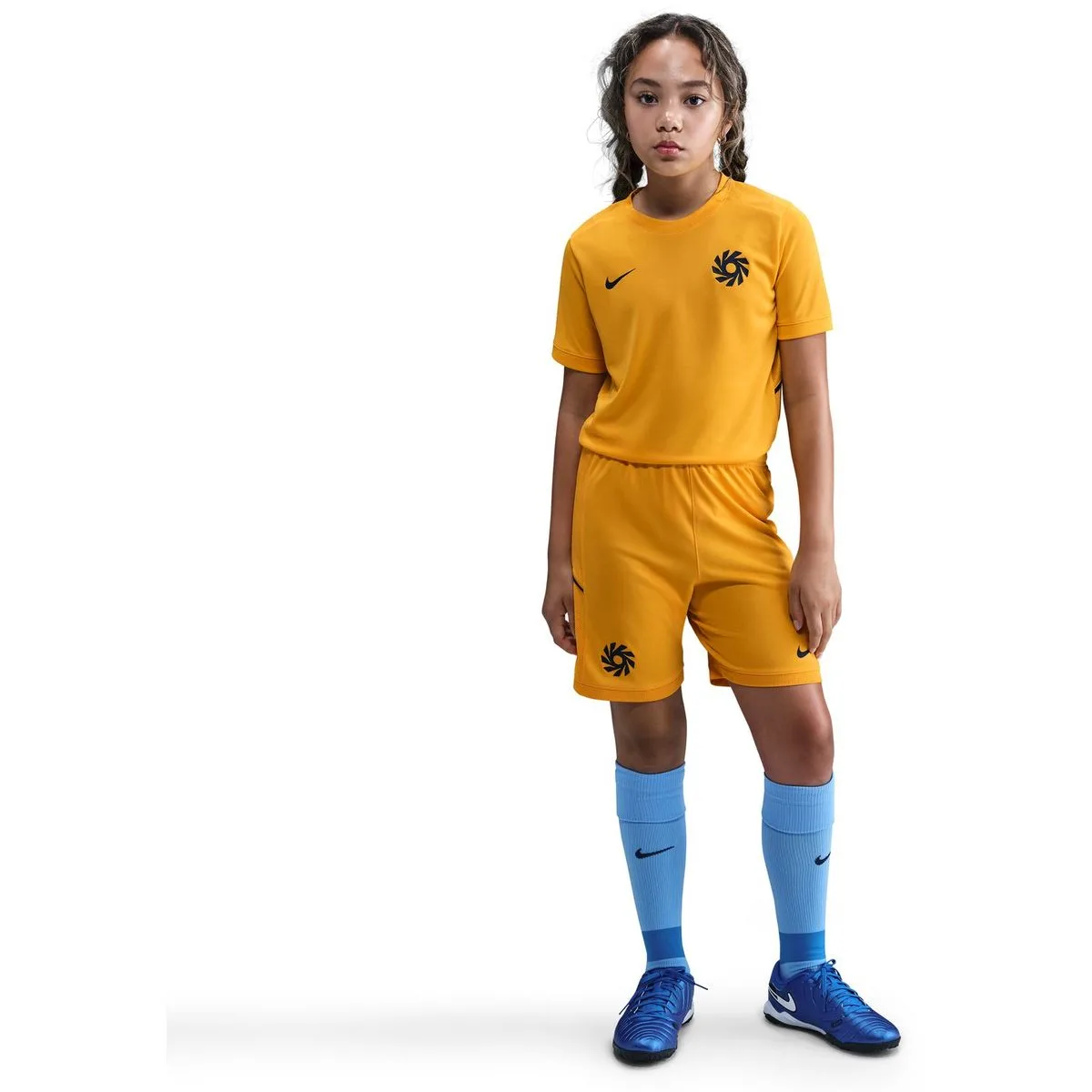 Nike Erling Haaland Academy Dri-Fit Kinder Sweatshirt, gold