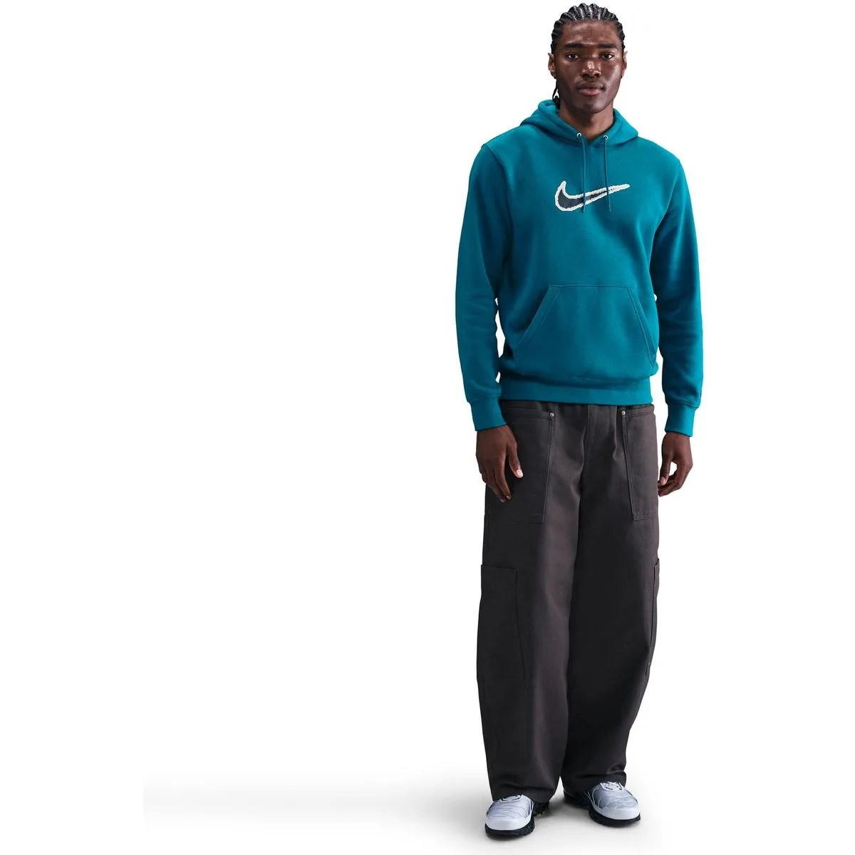 Sportswear Club Herren Longsleeve, türkis US: S