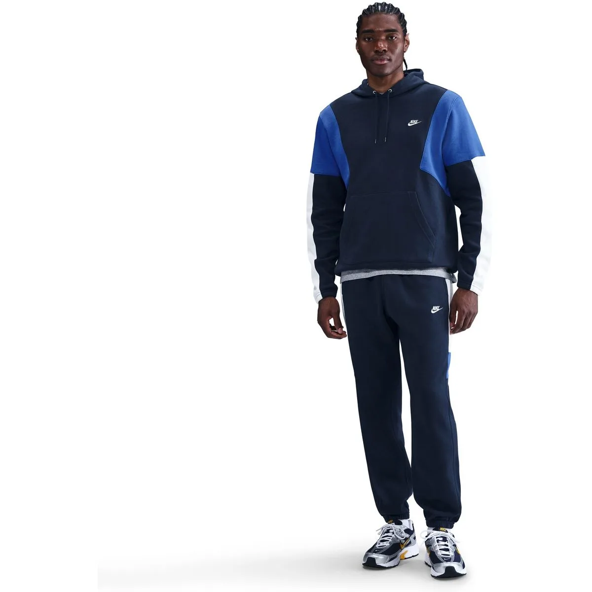 Sportswear Hooded Herren Jogginganzug, blau US: XL