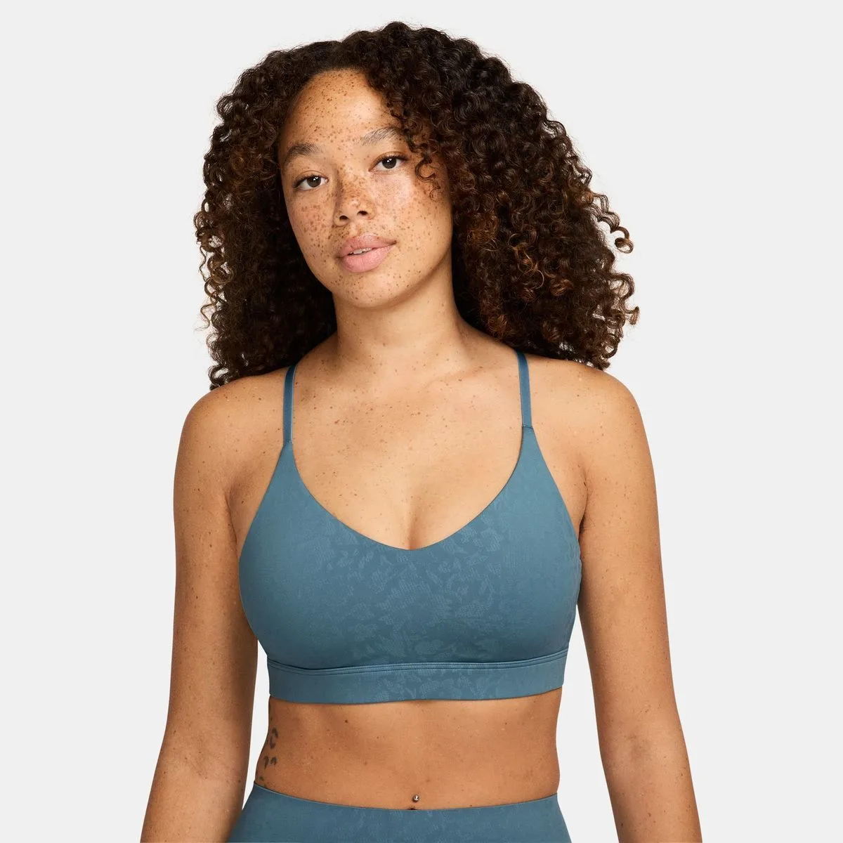Indy Light Support Padded Floral Damen Tanktop, blau US: M