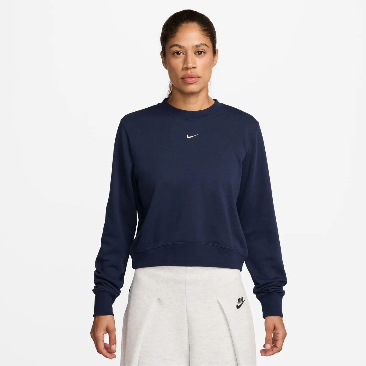 Sportswear Chill Terry Crew-Neck French Terry Damen T-Shirt, blau US: S