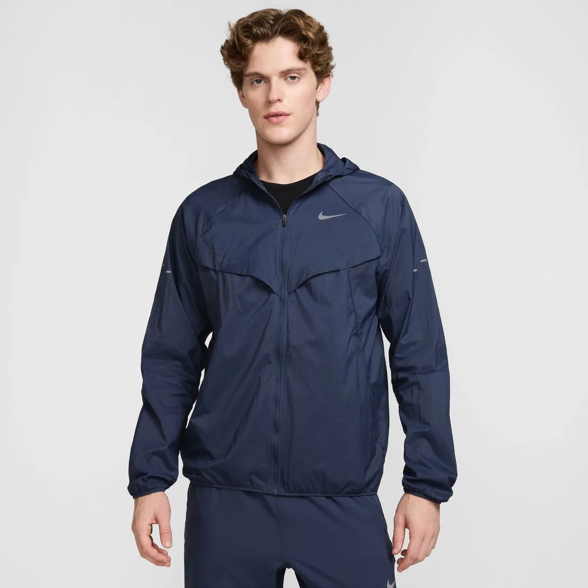 Stride Repel UV Herren Midlayer, blau US: S