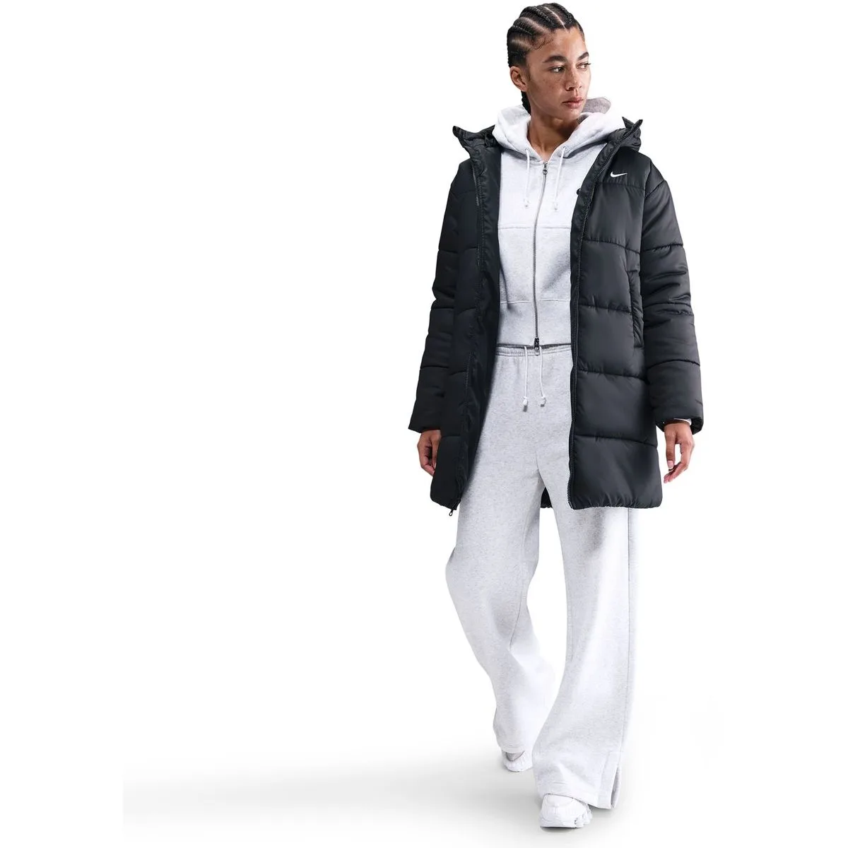 Sportswear Classic Therma-Fit Loose Hooded Damen Jacke, schwarz US: XS