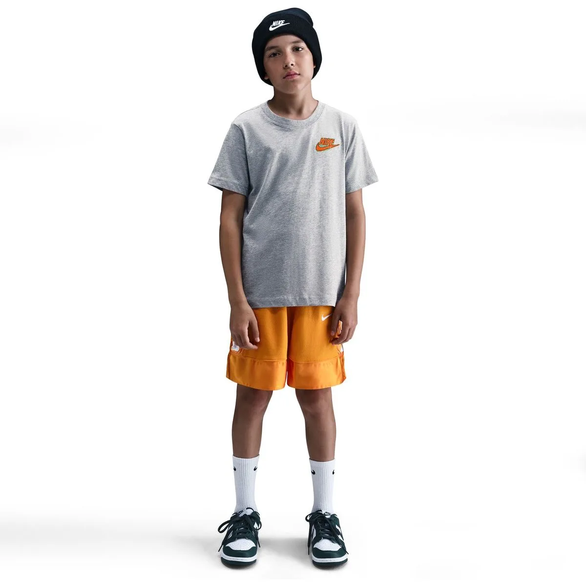 Sportswear Kinder Kapuzensweater, grau US: L