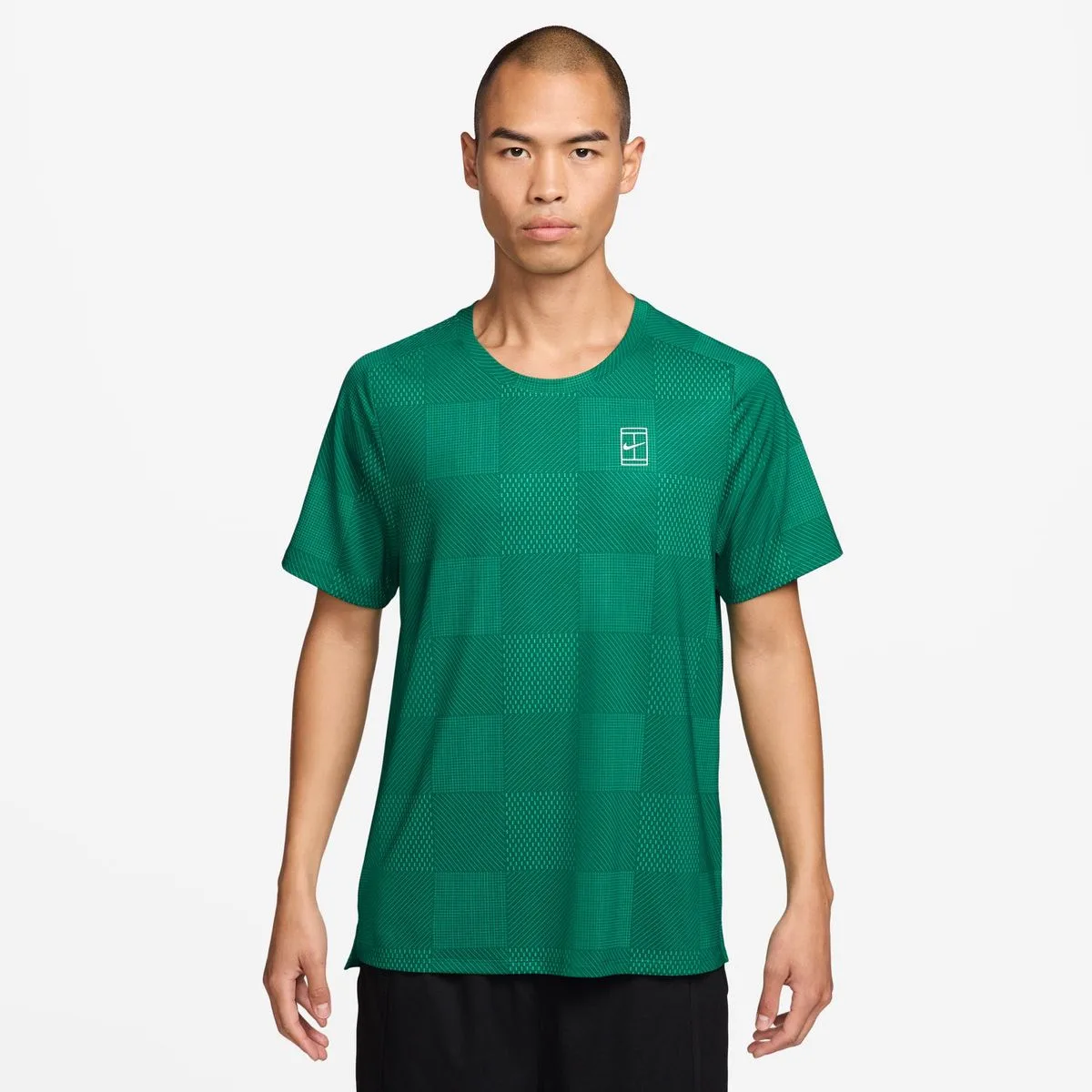 Court Dri-Fit Advantage Print Herren T-Shirt, grün US: L