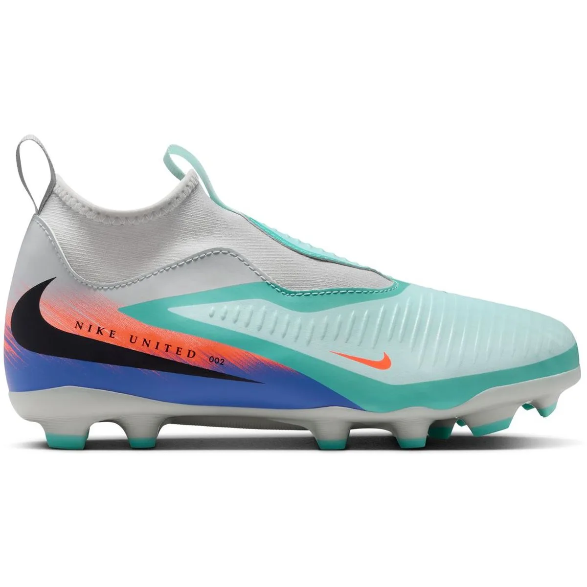 Nike United Phantom 6 High Academy Kinder Multinockenschuhe, grün, Größe 37 ½