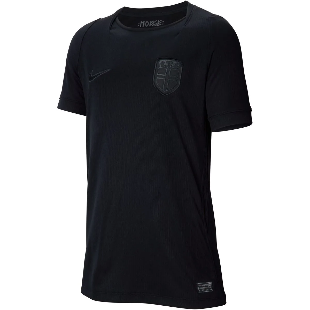 Norwegen 2026 Stadium Away Dri-Fit Replica Kinder Trikot, schwarz US: XL
