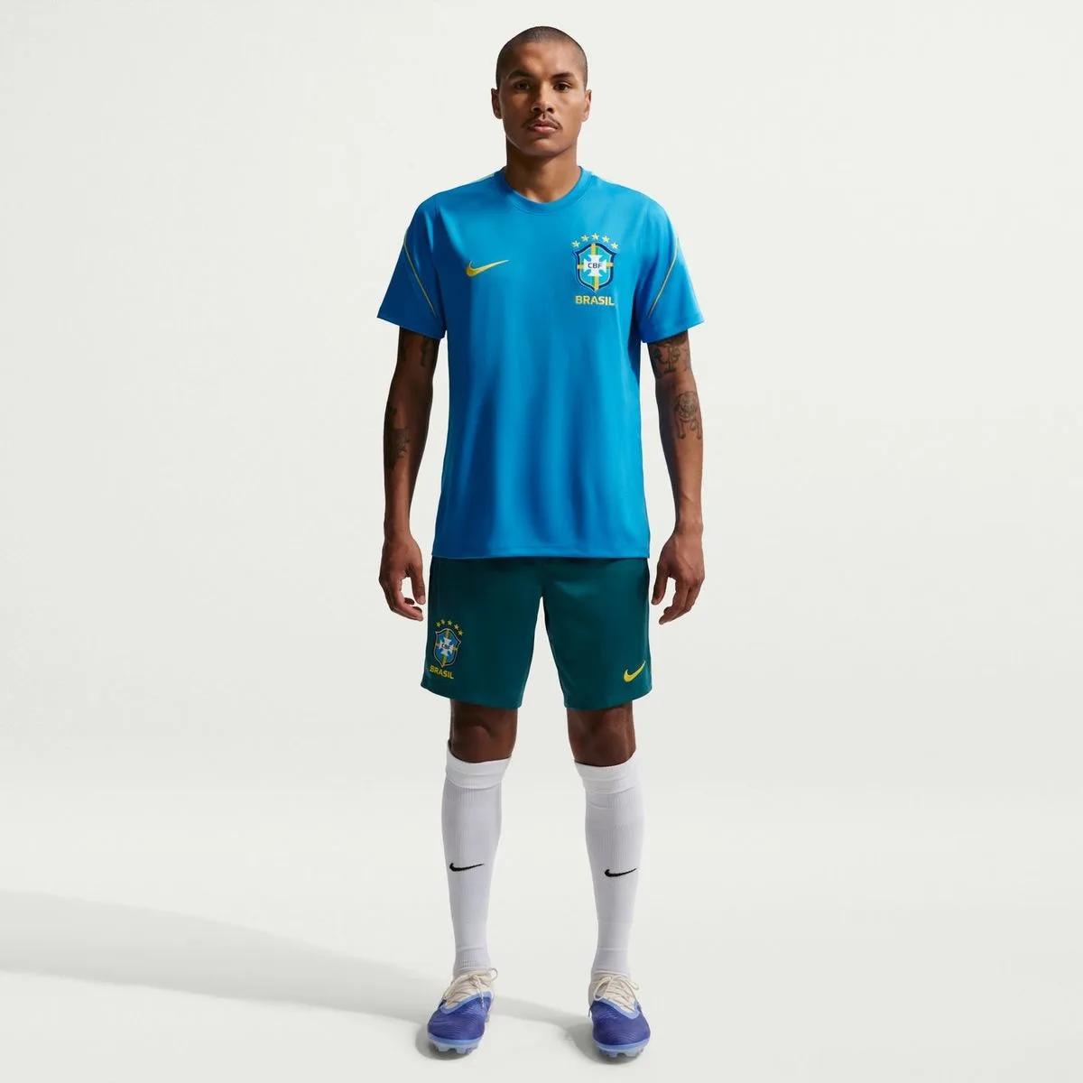Brasilien Strike Dri-Fit Herren Shorts, türkis US: L