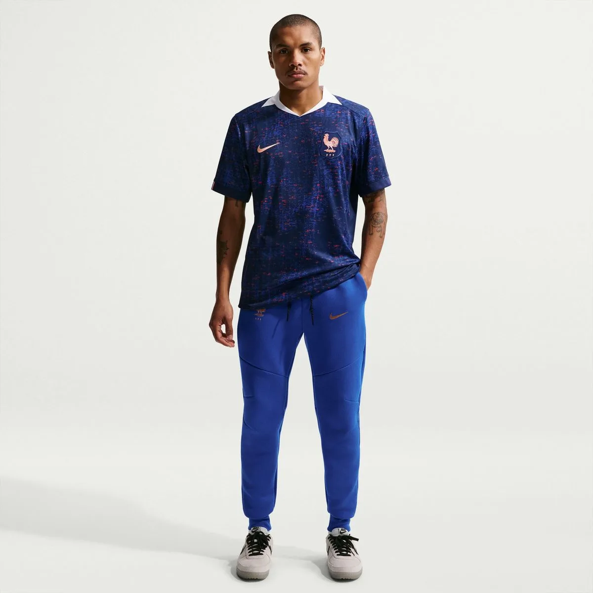 Frankreich Tech Herren Jogginghose, blau US: M