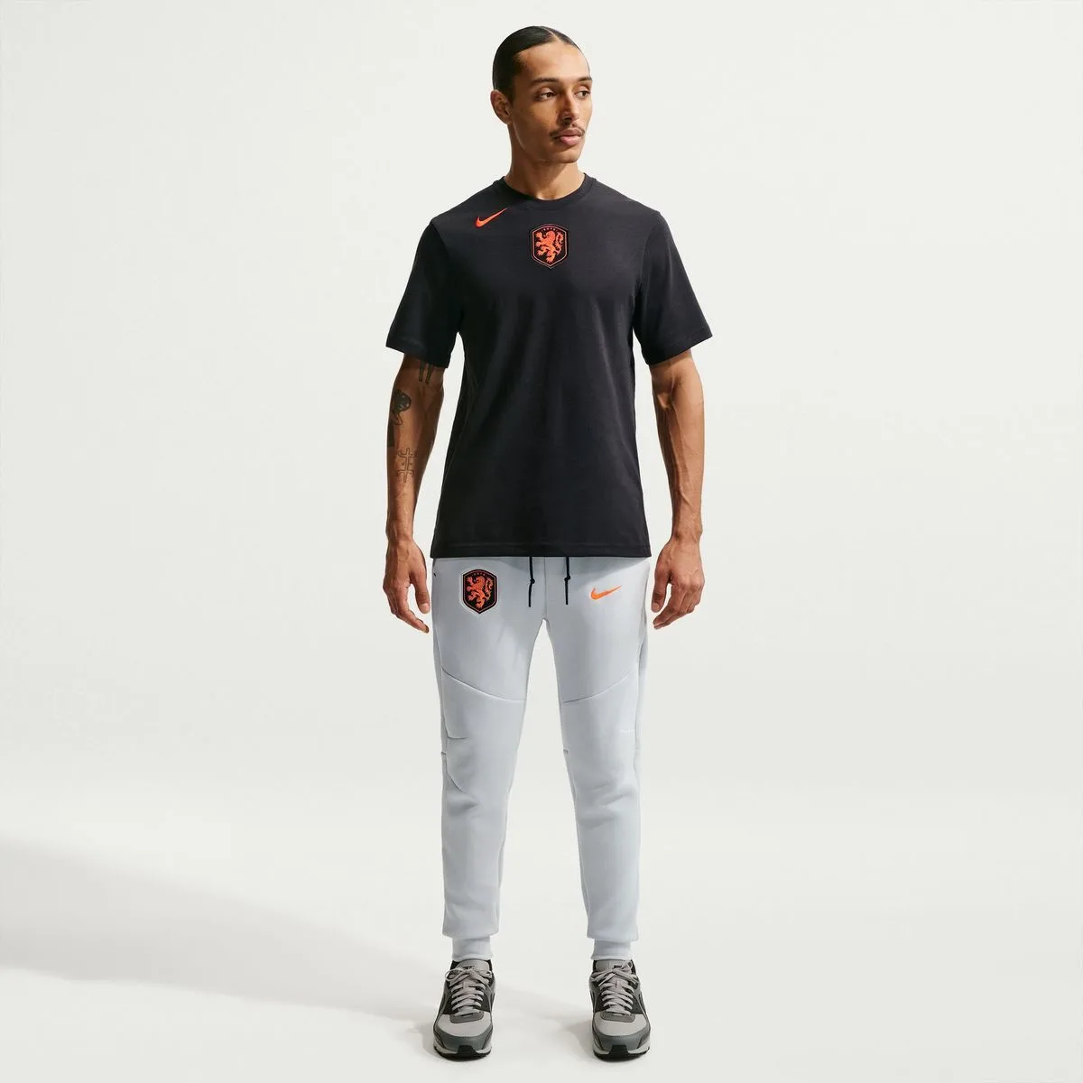 Netherlands Primary Dri-Fit Herren T-Shirt, schwarz US: L