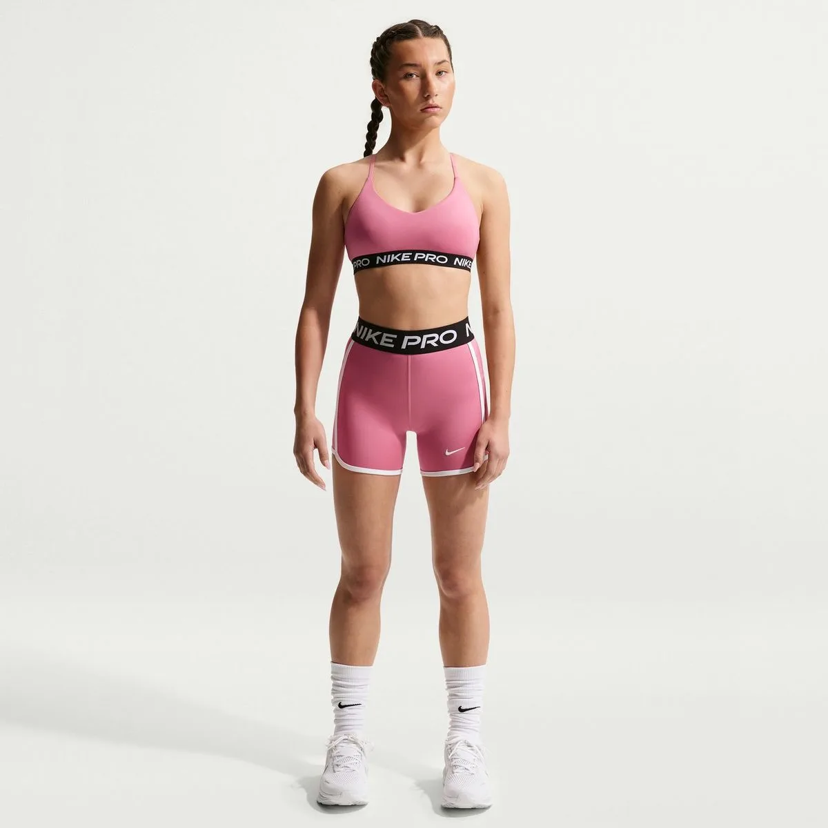 Pro Indy Bra Mädchen T-Shirt, rot US: XS