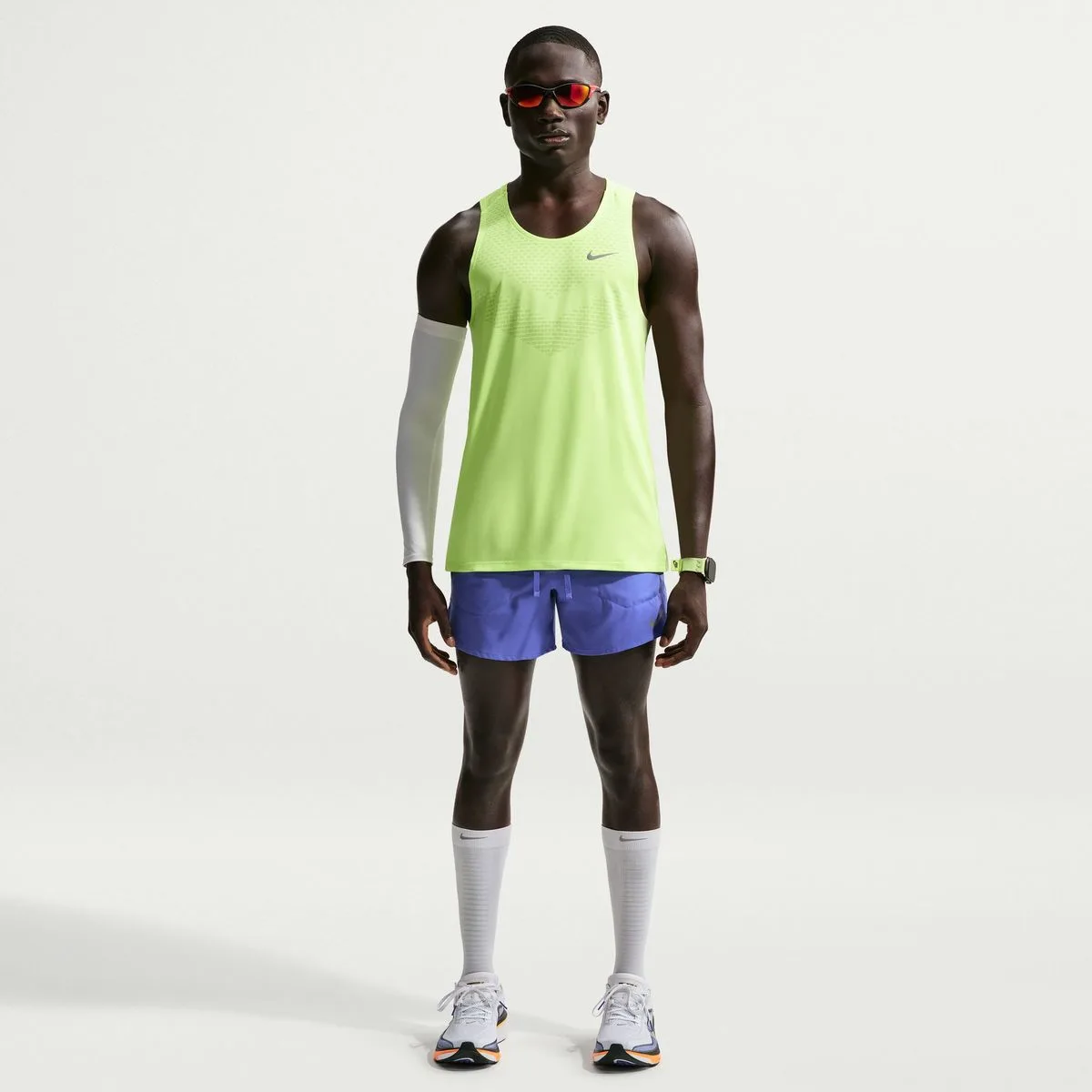 Stride Dri-Fit 5"-Lined Herren Shorts, lila US: S