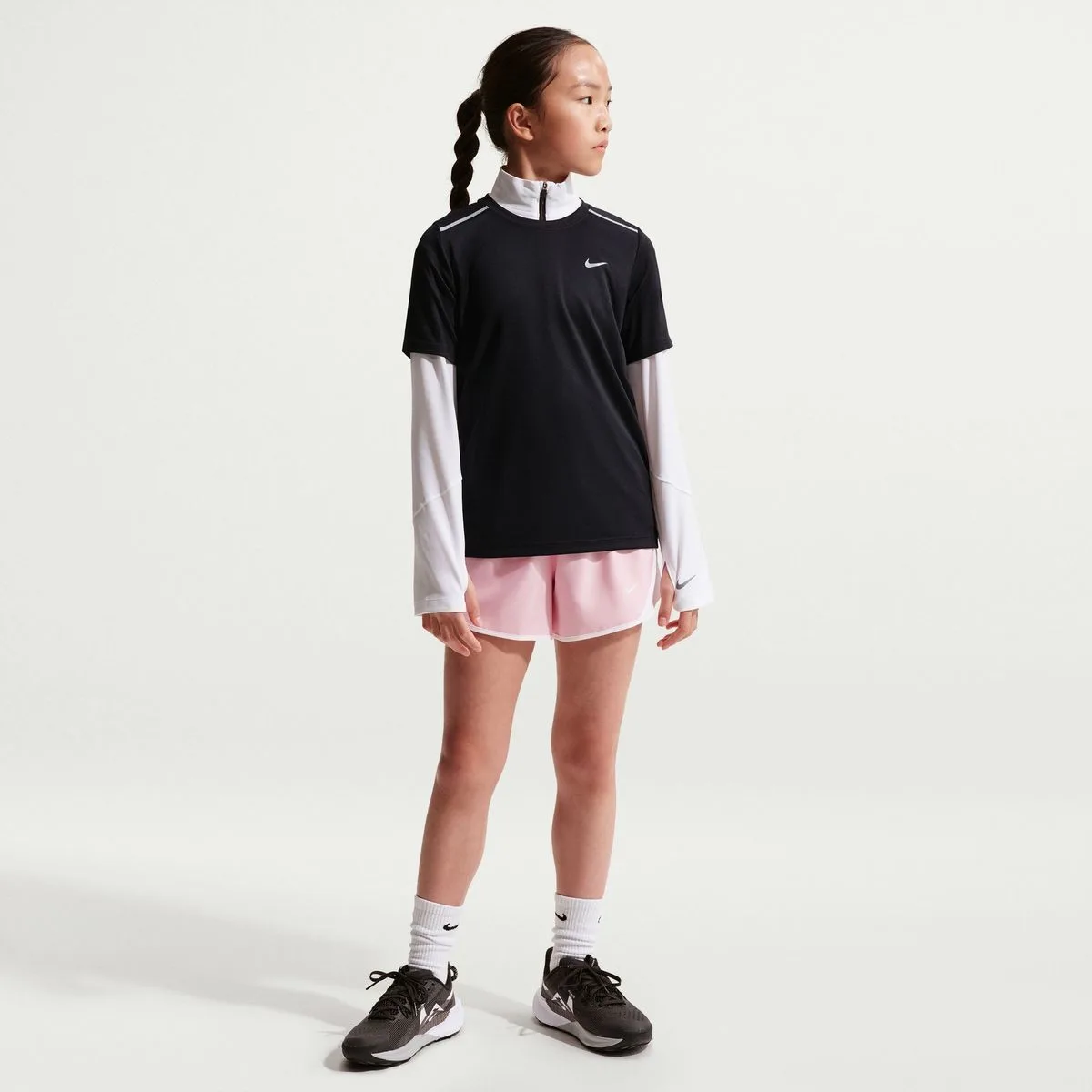Miler Dri-Fit Kinder Kapuzensweater, schwarz US: XL