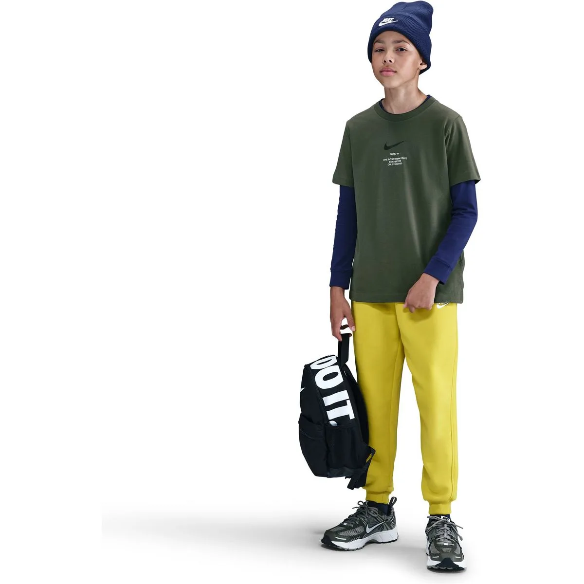 Sportswear Kinder Kapuzensweater, grün US: XL