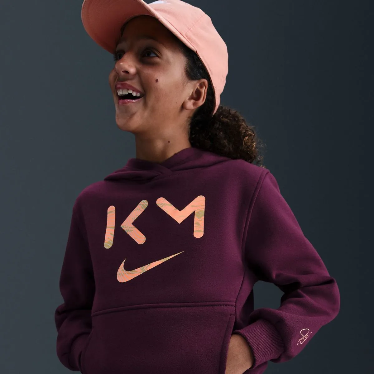 Kylian Mbappé K Club Kinder Sweatshirt, rot US: S