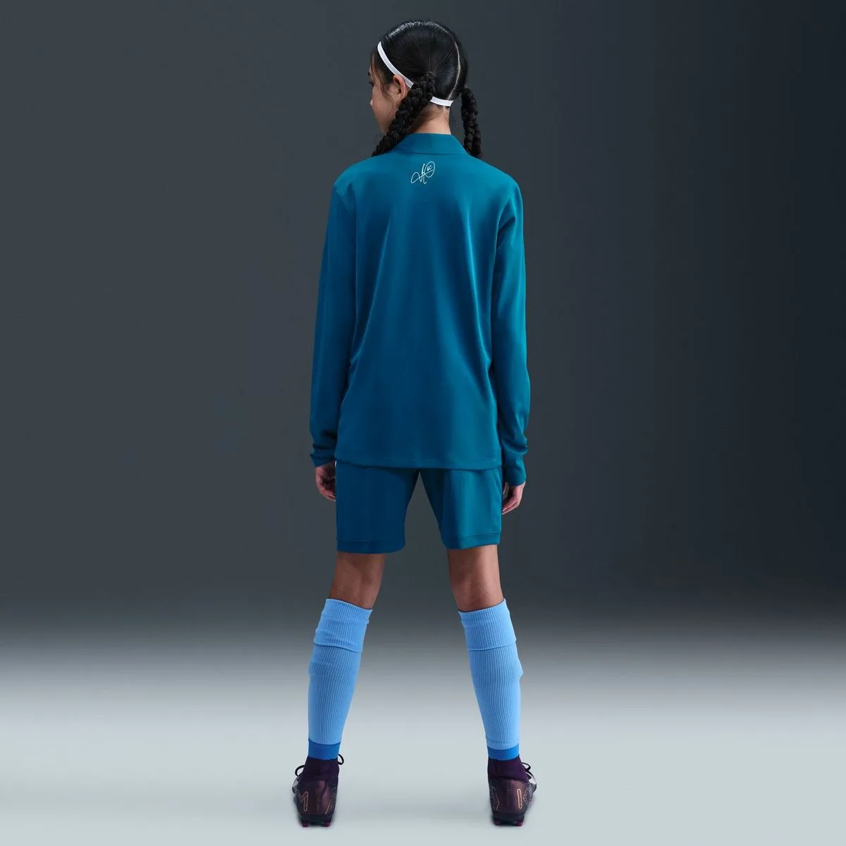 Kylian Mbappé K Dri-Fit Academy 25 Kinder Shorts, türkis US: L