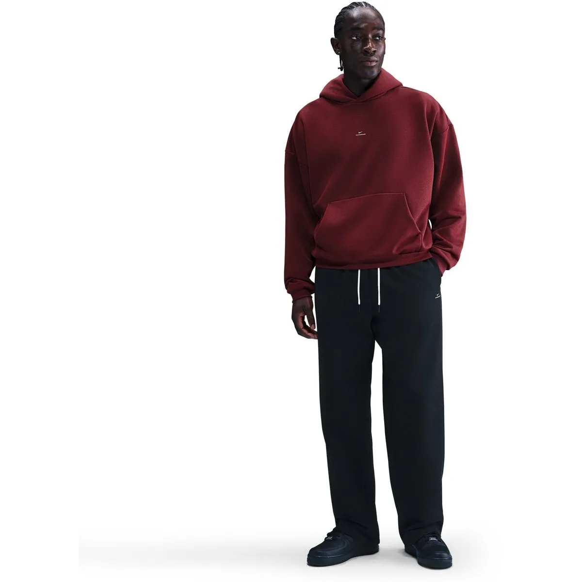 Standard Issue Therma-Fit Brushed Open-Hem Herren Jogginghose, schwarz US: L
