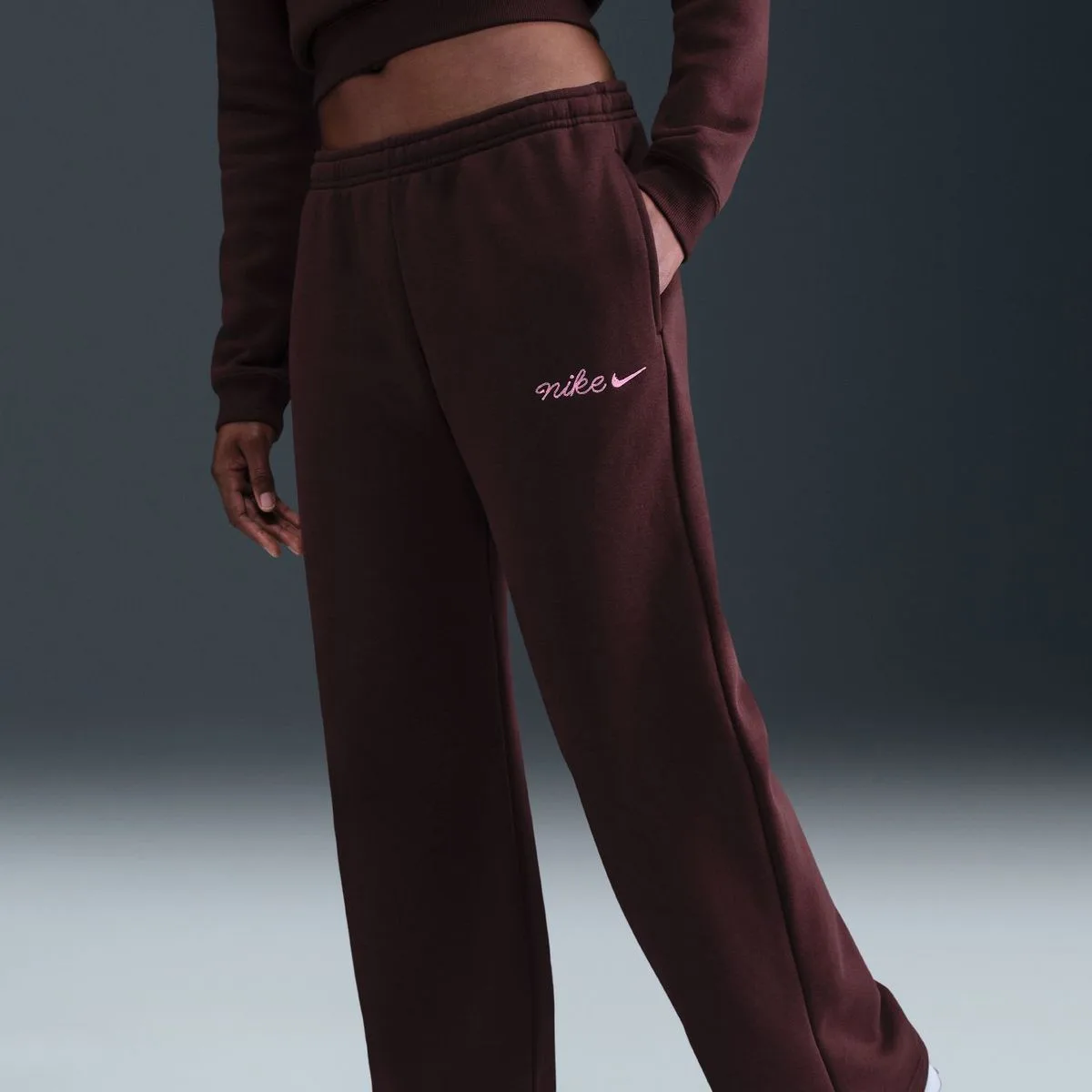 Sportswear Phnx Strght LEG Damen Jogginghose, rot US: L