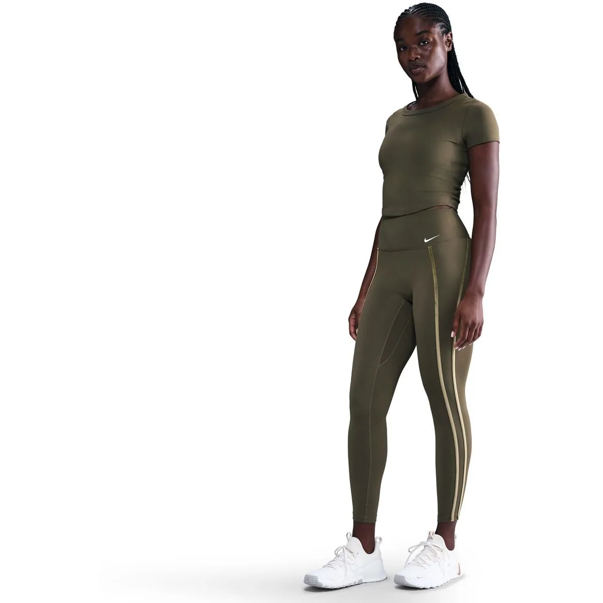 Dri-Fit One 7/8 Sport Damen Tights, grün US: S