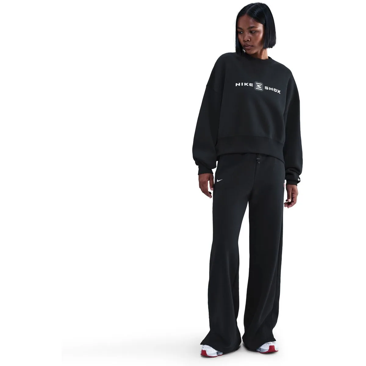 Sportswear Phoenix Shox High-Waisted Damen Jogginghose, schwarz US: XS
