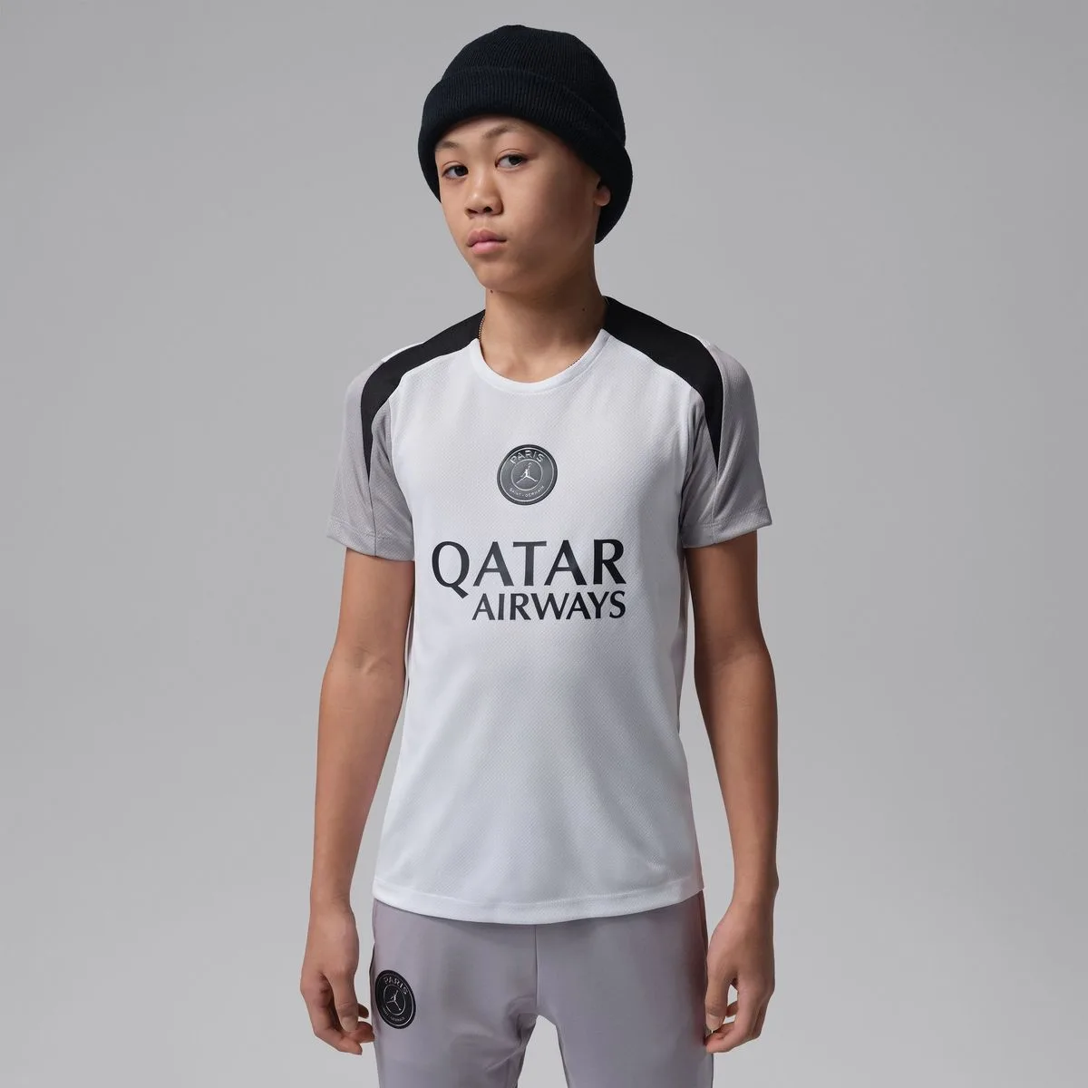 Paris Saint Germain Dri-Fit Strike Knit SE5 Kinder Sweatshirt, weiß US: S