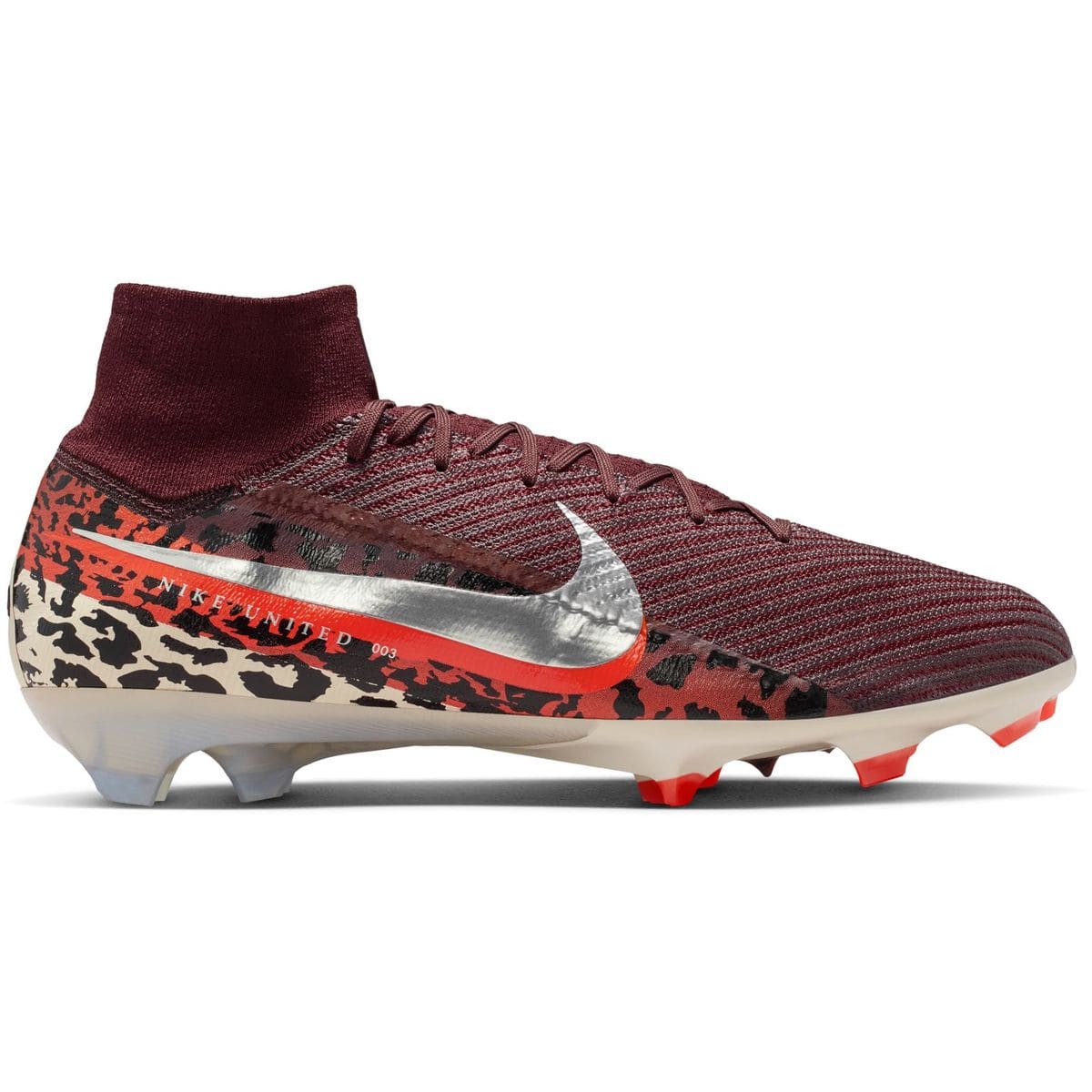 United Superfly 10 Elite FG High- Herren Nockenschuhe, rot, Größe 45 ½ 45 ½