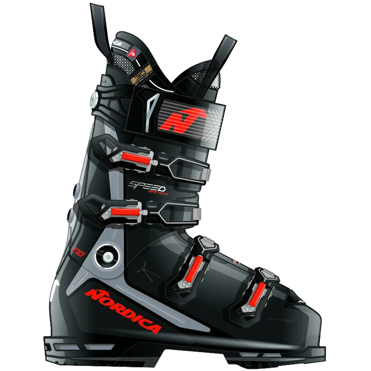 Speedmachine 3 110 (Gw) Herren All-Mountain Schuhe, schwarz, Größe 45 45