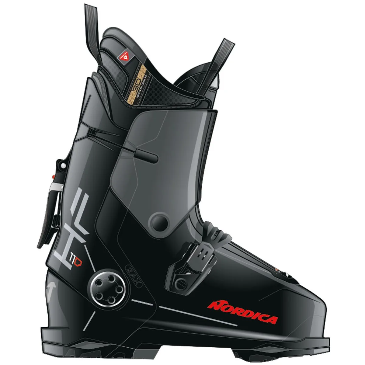 HF 110 (Gw) Herren All-Mountain Schuhe, schwarz, Größe 45 45