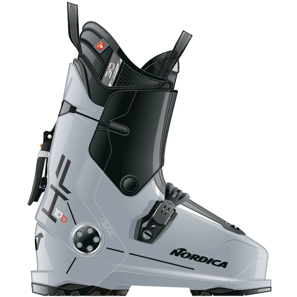 HF 100 Herren All-Mountain Schuhe, grau, Größe 40 ⅔ 40 ⅔