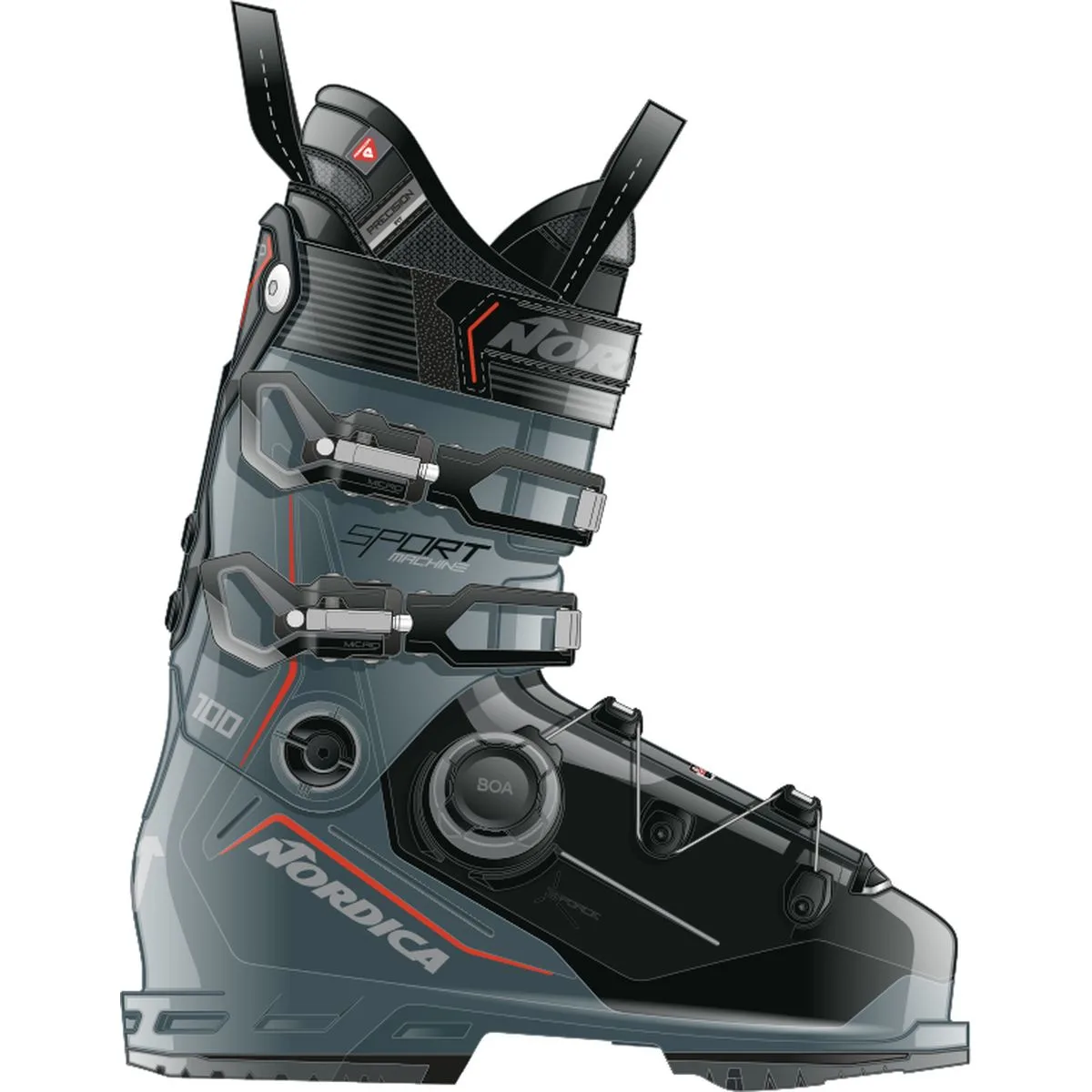 Sportmachine 3 100 Boa® (Gw) Herren All-Mountain Schuhe, grün, Größe 41 ½ 41 ½