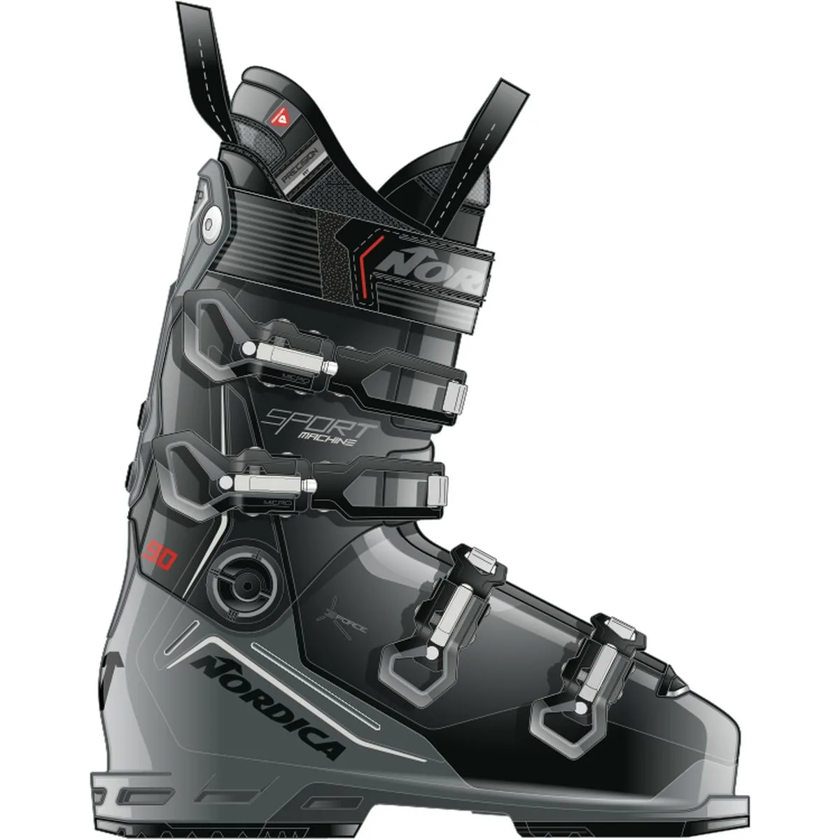 Sportmachine 3 90 Herren All-Mountain Schuhe, schwarz, Größe 45 45