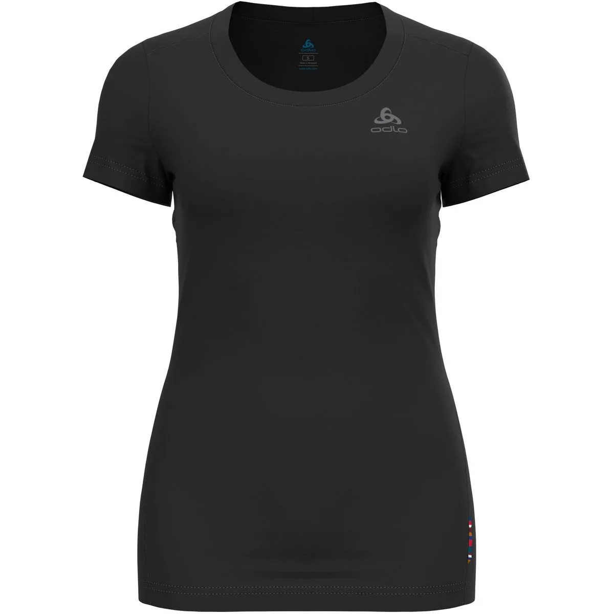 Merino Damen Unterhemd, schwarz M