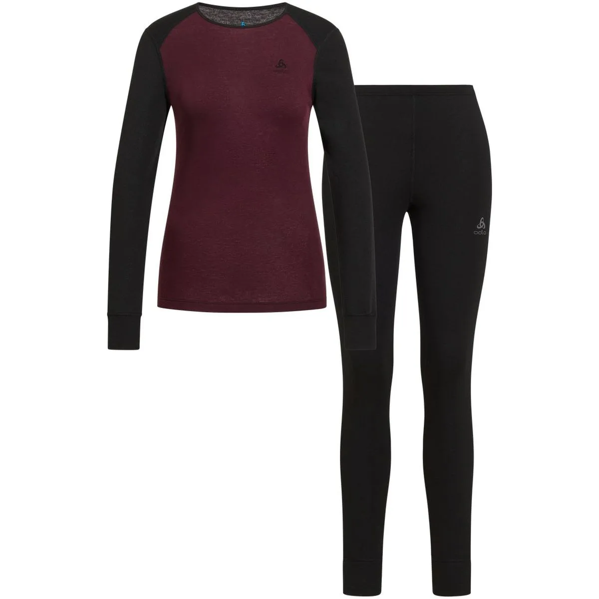Active Warm Damen Unterwäsche-Set, schwarz L