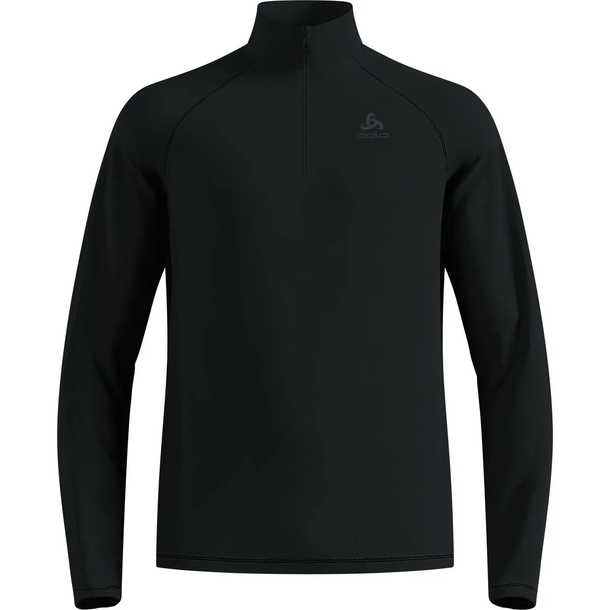 Besso 1/2 Zip Herren Rollkragenpullover, schwarz L