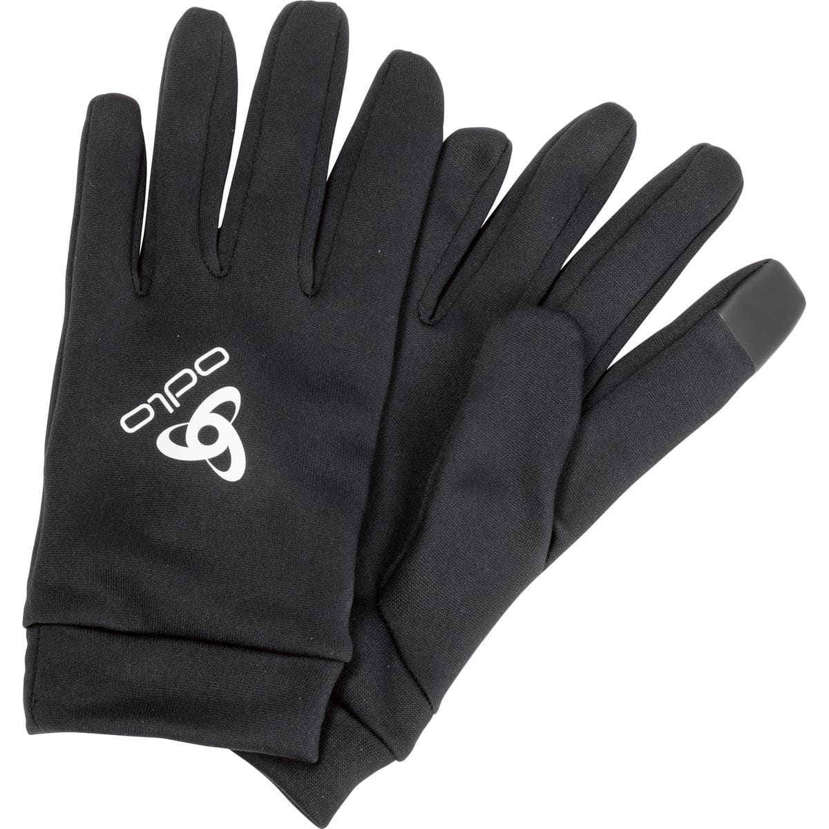 Stretchfleece Liner Eco Fingerhandschuhe, schwarz XXL