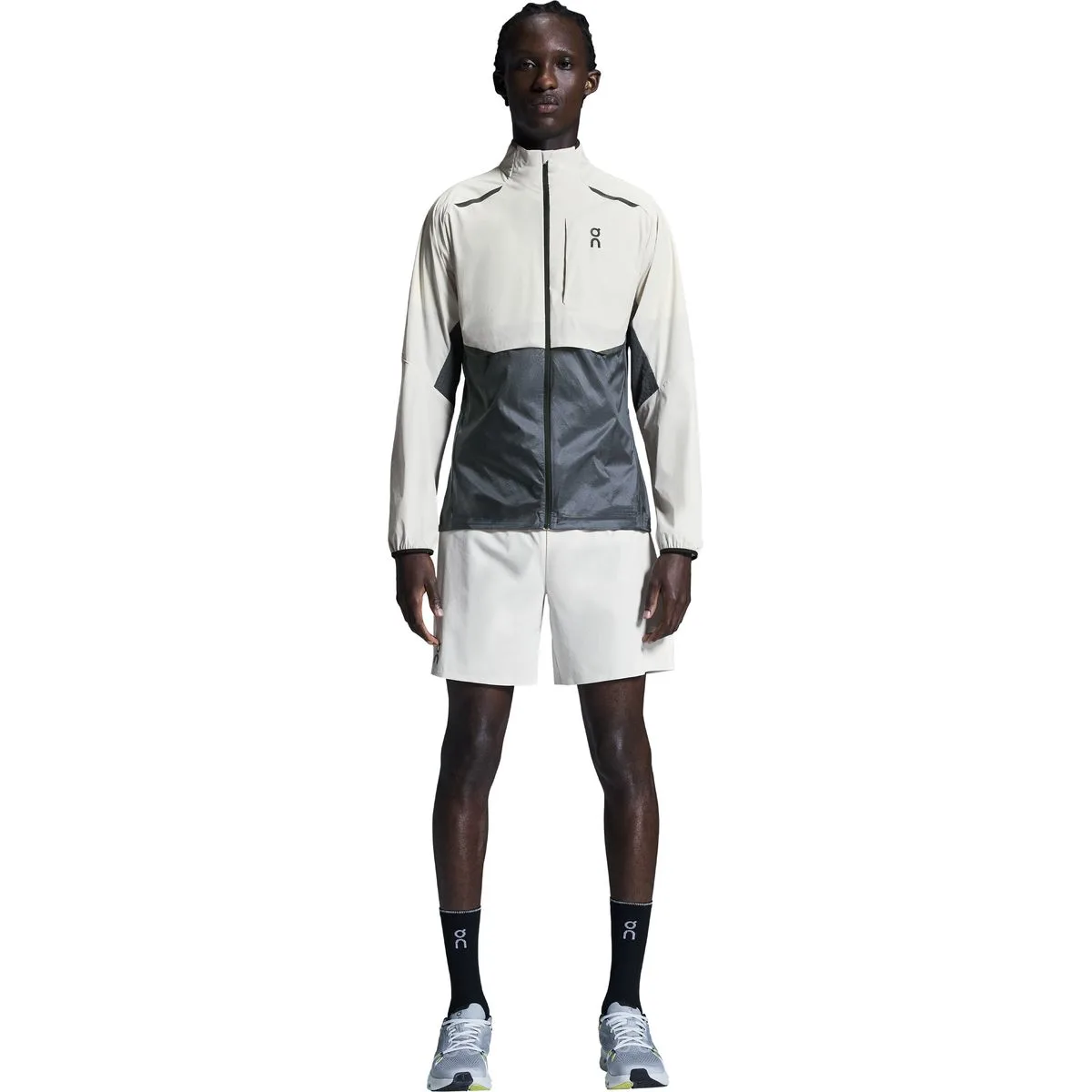 On Weather Herren Schlupfjacke, silber