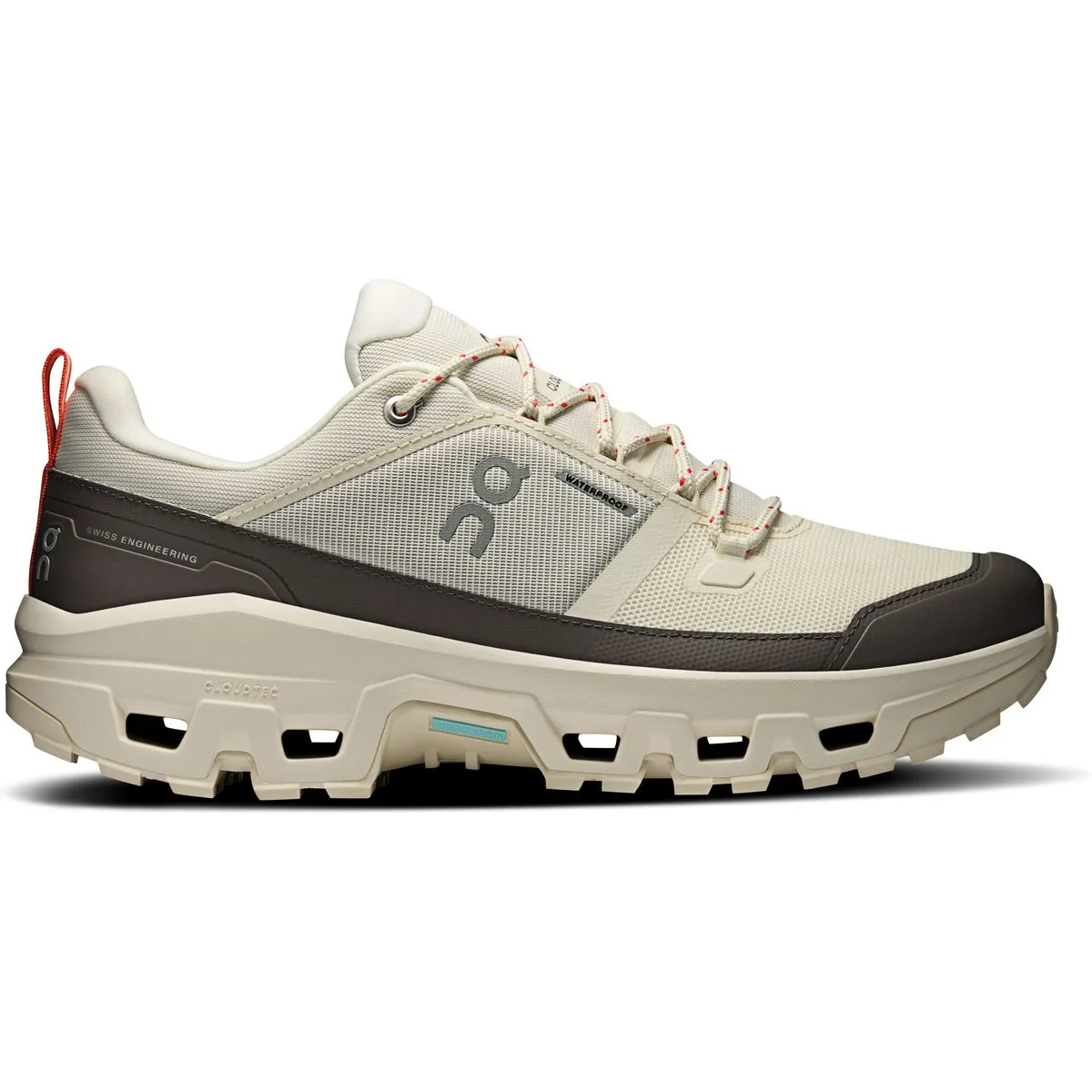 On Cloudrock Low Waterproof Herren Multifunktionsschuhe, weiß, Größe 46 7615537341019