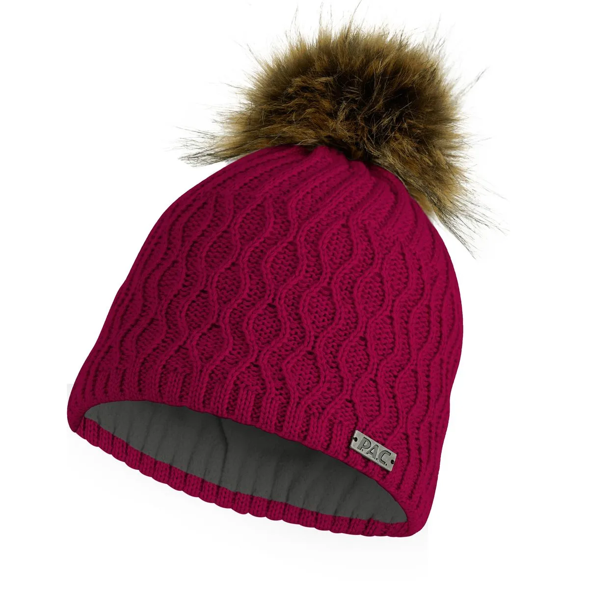 Kisala Pom Herren Mütze, pink