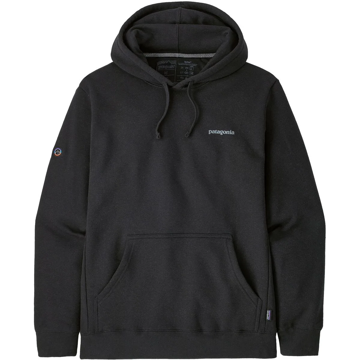 Patagonia Fitz Roy Icon Uprisal Kapuzensweater, schwarz