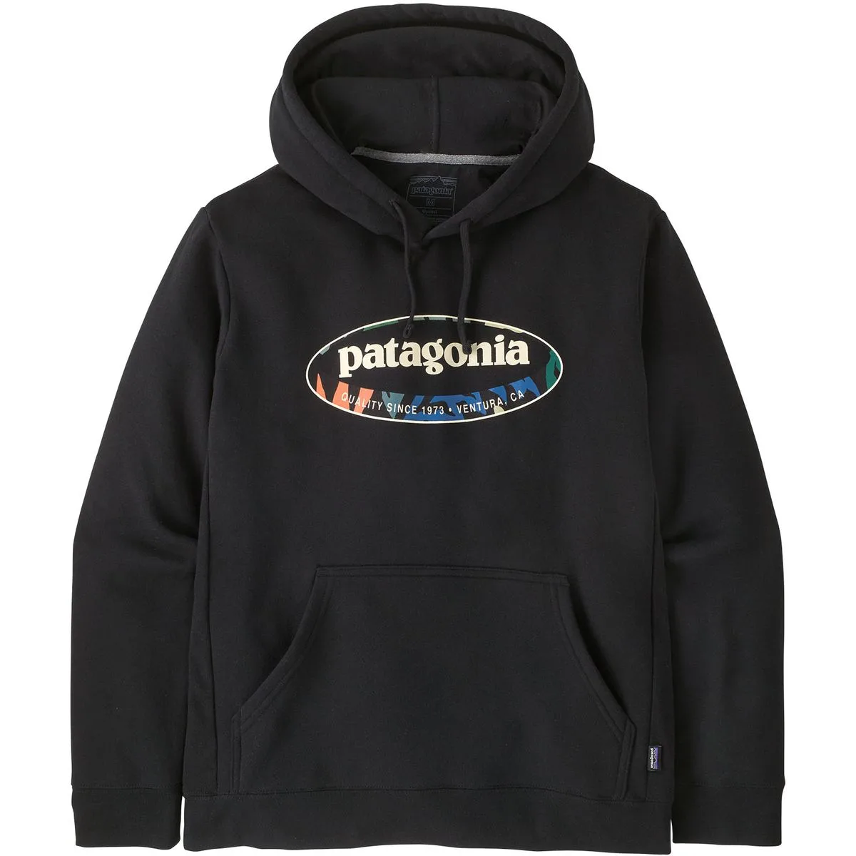 Oval Logo Uprisal Herren Kapuzensweater, schwarz XL