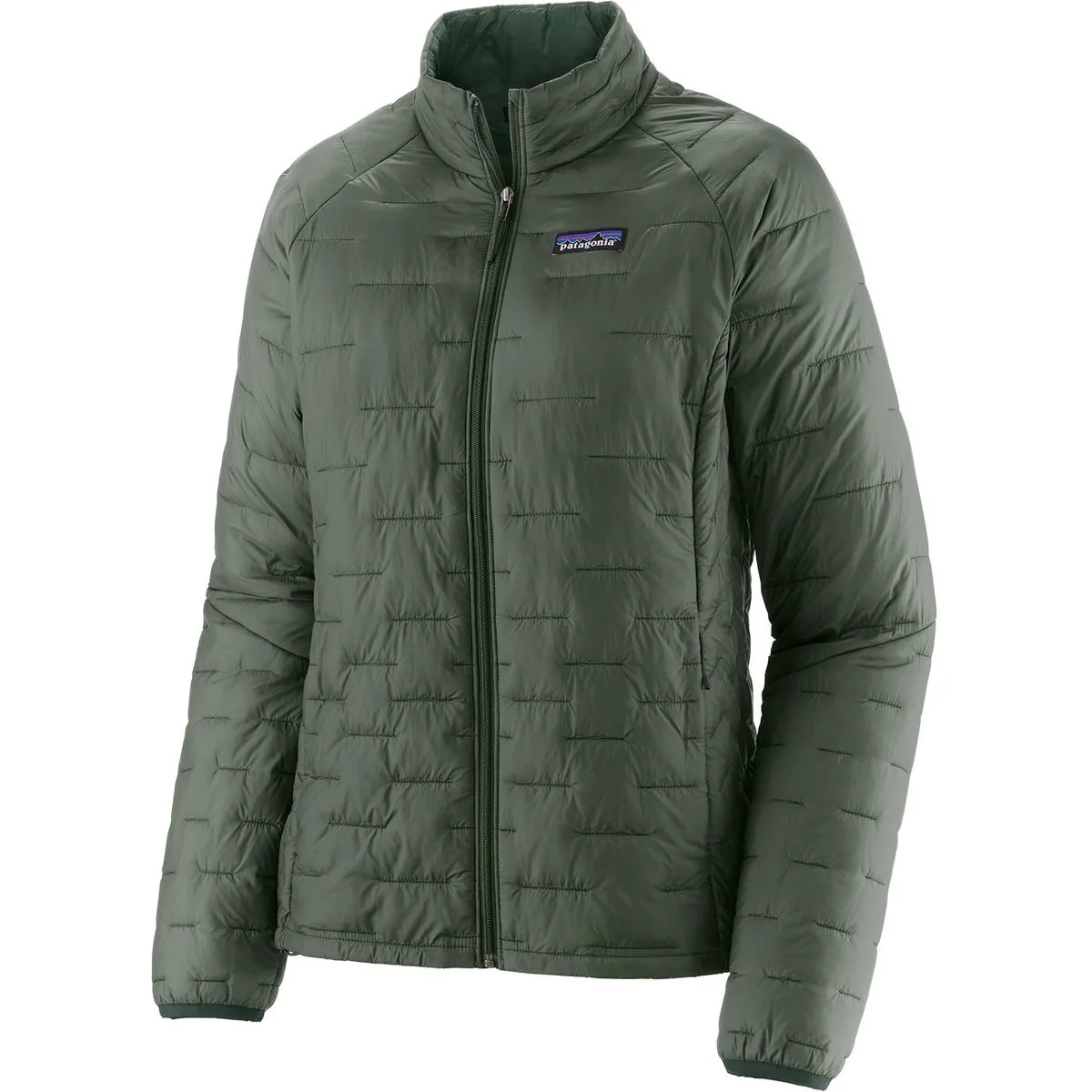 Micro Puff Damen Funktionsjacke, grün XL