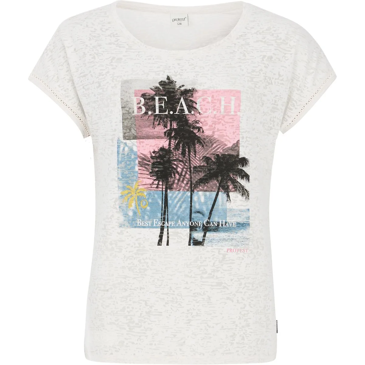PRTElles Damen T-Shirt, pink M/38