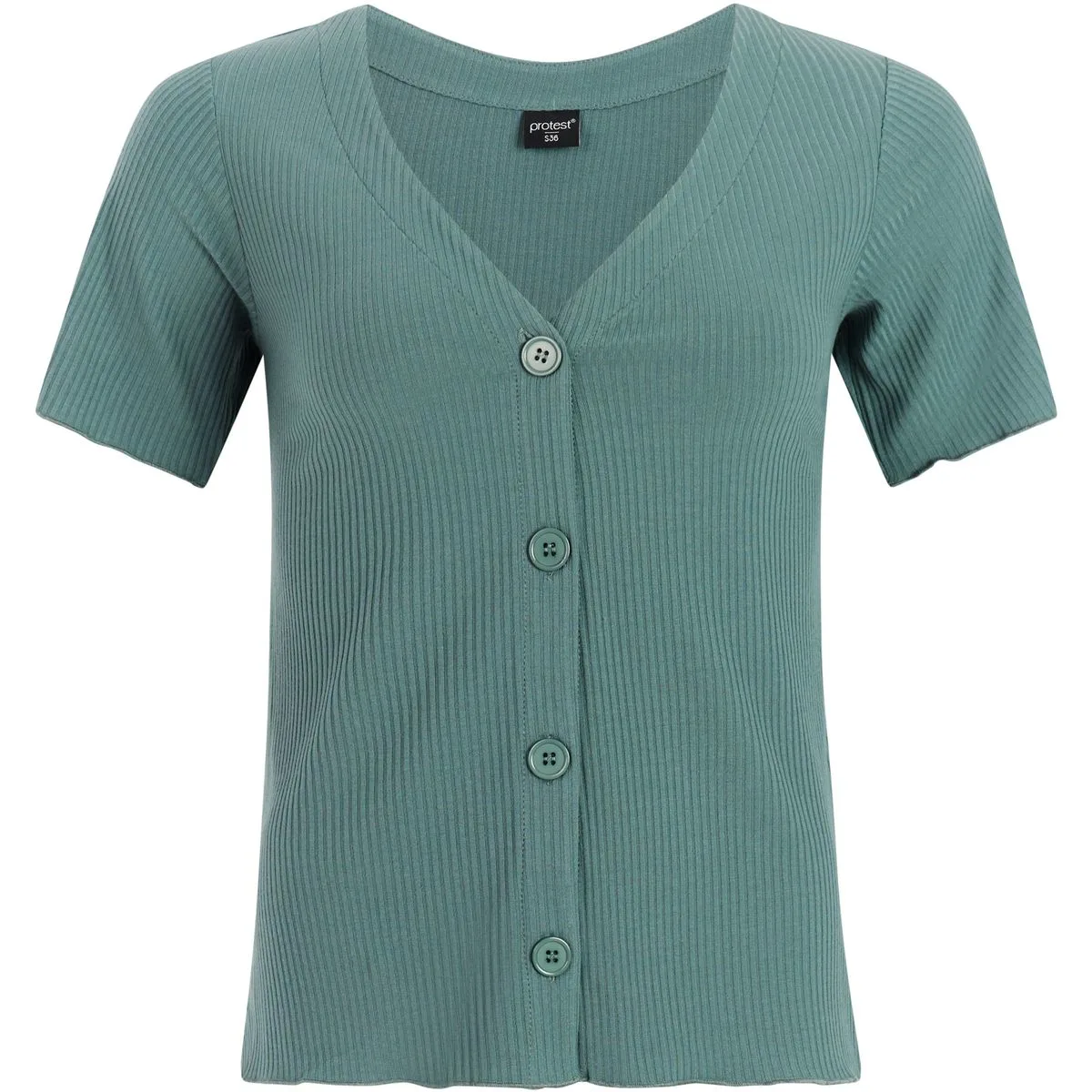 PRTOval Damen T-Shirt, grün M/38