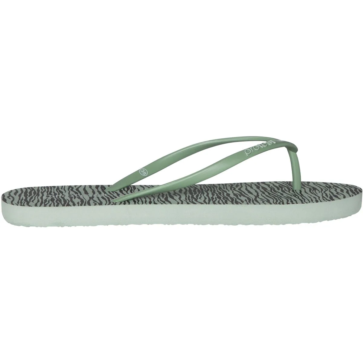 Prtoyam Damen Badesandalen, grün, Größe 42 42