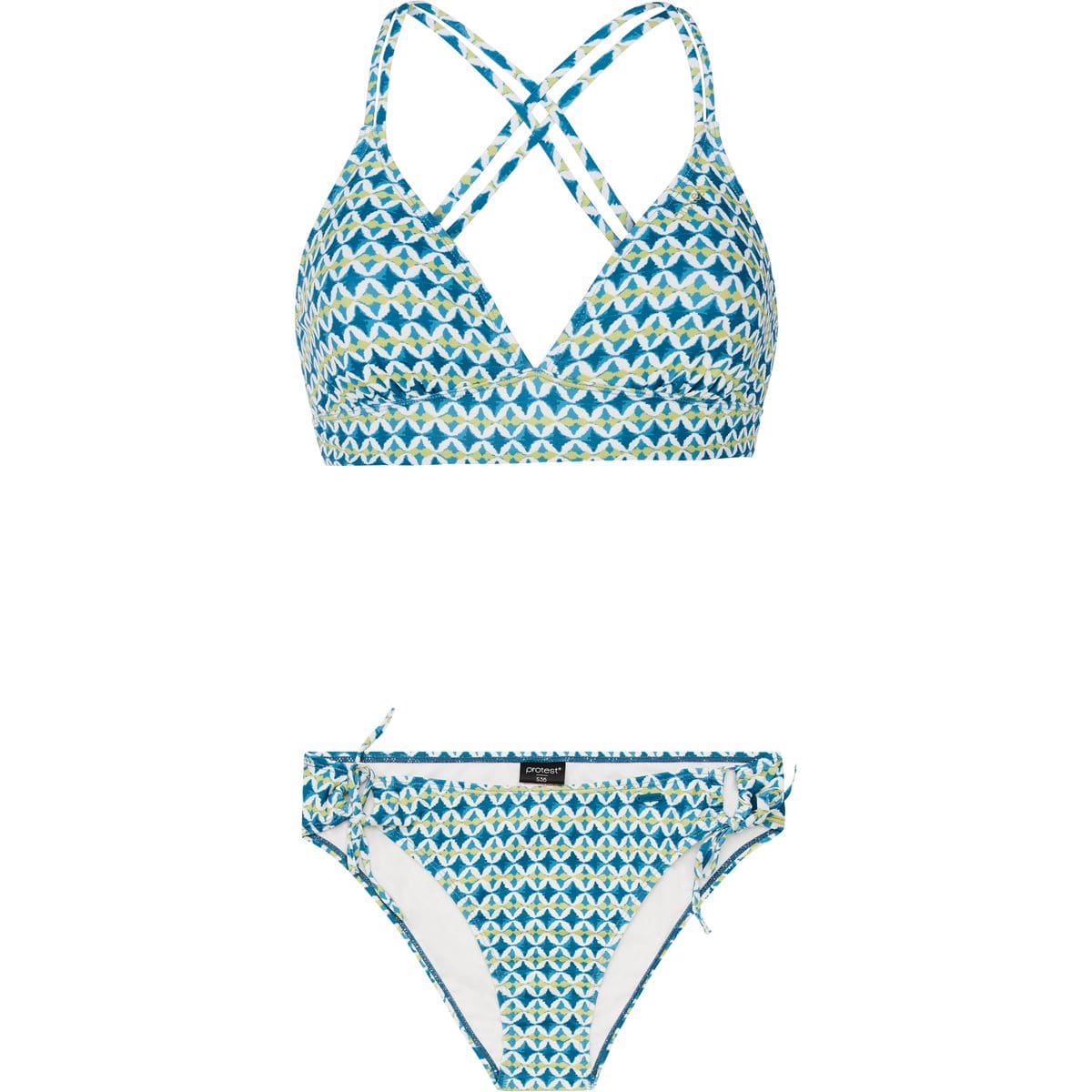PRTSplash Damen Bikini, blau XL/42