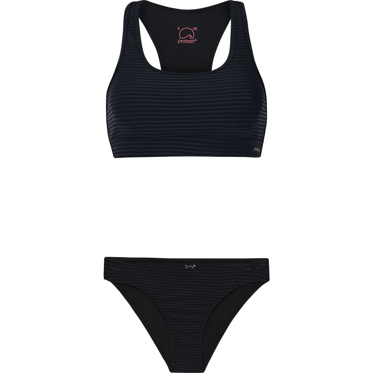 PRTEager Damen Bikini, schwarz XXL/44