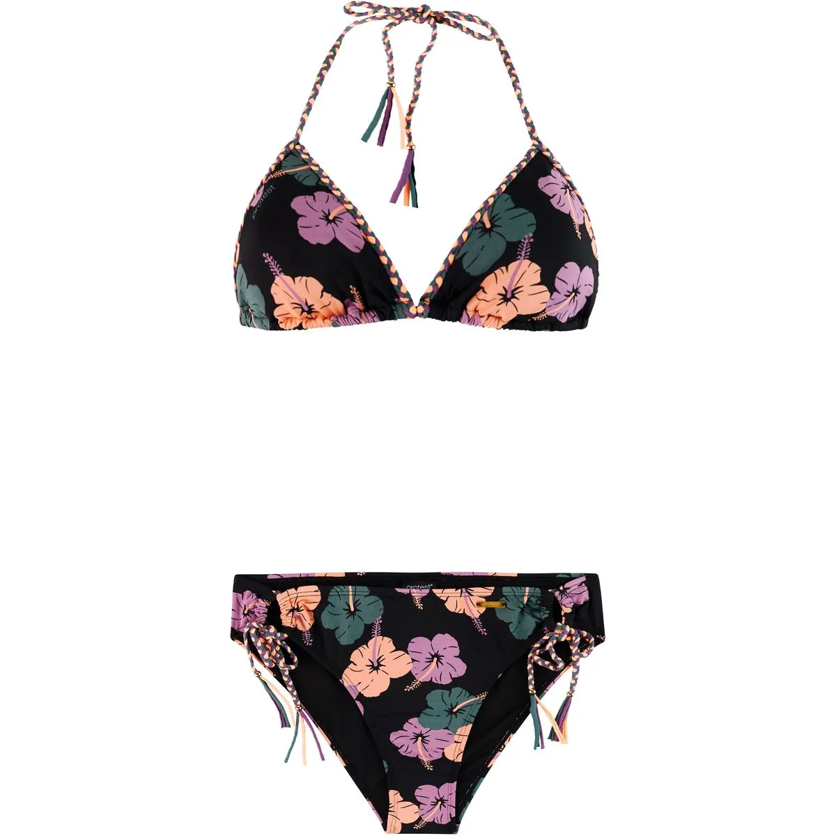 PRTIsa Damen Bikini, schwarz S/36
